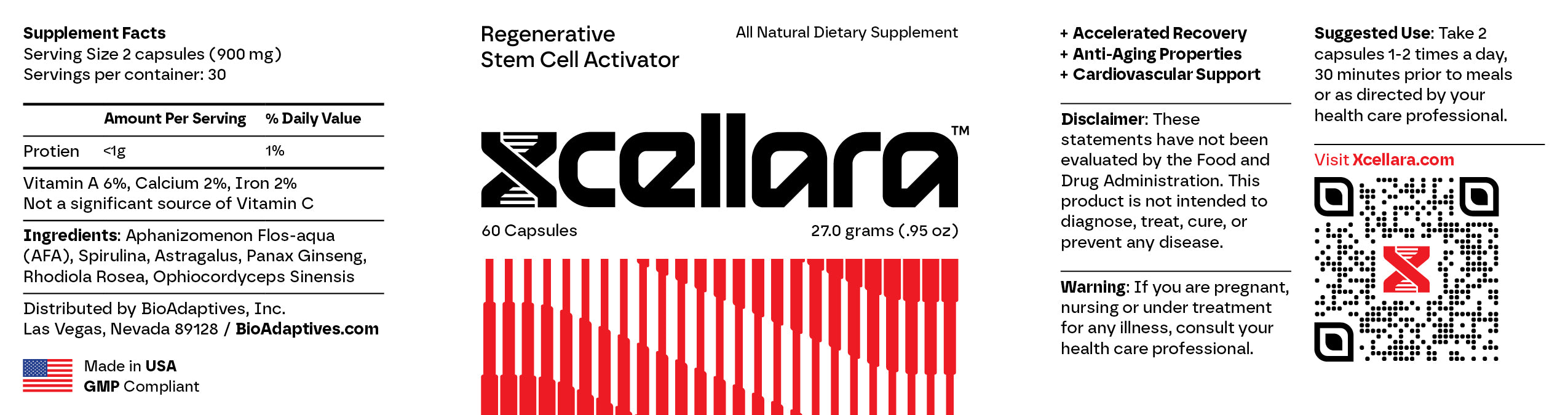 Xcellara™ Regenerative Stem Cell Activator